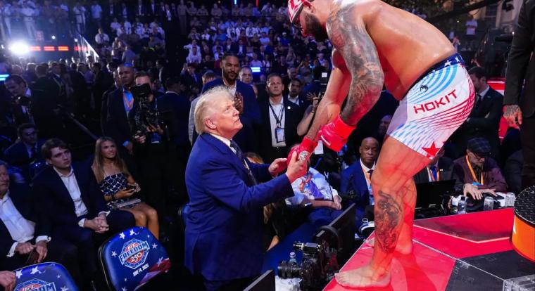 A Fehér Ház kertjében bukott el a UFC veretlen bajnoka