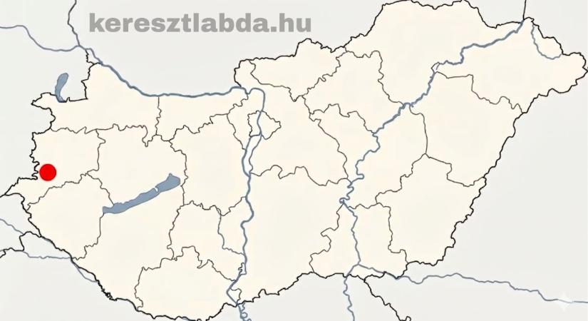 Földrajz feladat: Nyugat-Dunántúl szívében rejlik, felismered a piros pont mögötti várost?