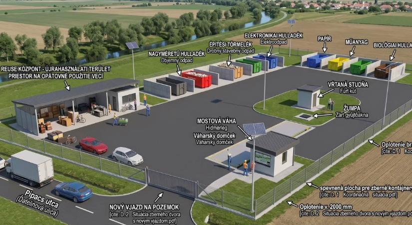 Több mint 421 ezer eurós támogatásból épülhet meg Izsa gyűjtőudvara