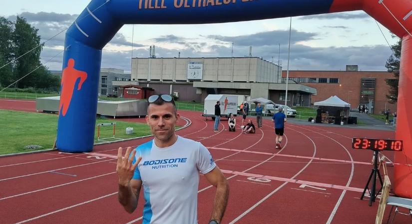 Bódis Tamás ismét magyar rekordot döntött és vezeti a világranglistát – 6 óra alatt 93.9 km-t futott