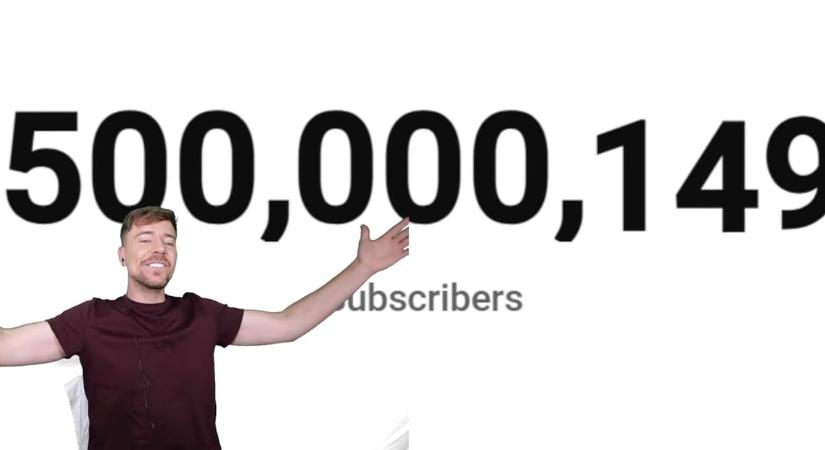 Elérte az 500 000 000 feliratkozót a YouTube császára