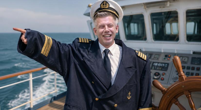 És most ott ülünk a Titanicon
