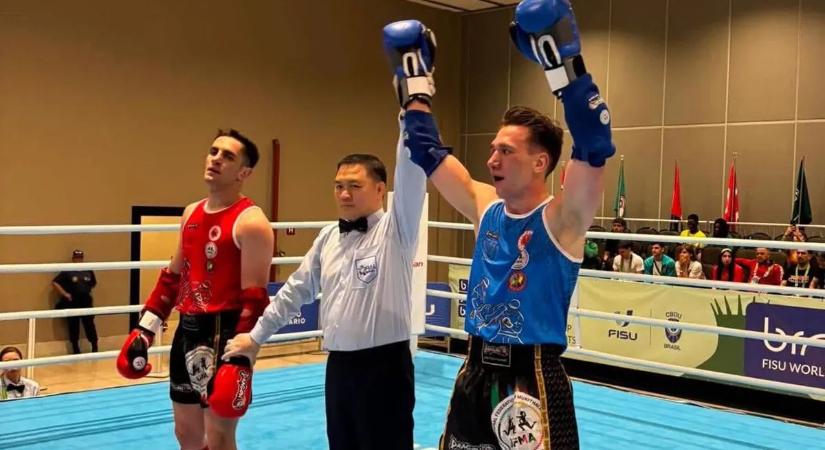 Egyetemi világbajnokot ünnepel a magyar muaythai
