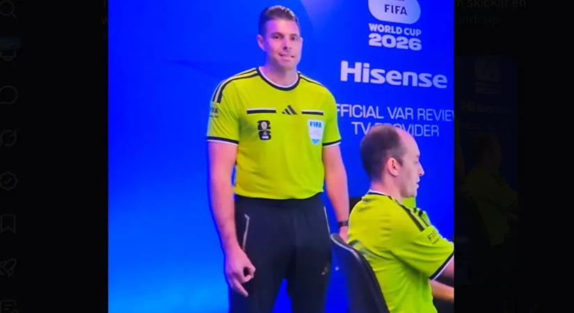 A fehér felsőbbrendűség jelét mutathatta egy ellenőr a VAR-szobában, a FIFA vizsgálódik