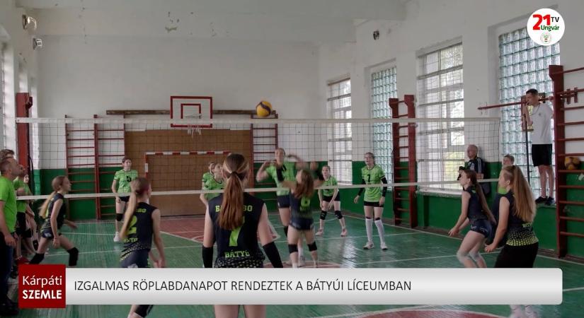 Izgalmas röplabdanapot rendeztek a Bátyúi Líceumban (videó)