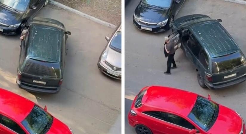 Lehet hogy bénázik, de röhögni nem ér ezen az autóson