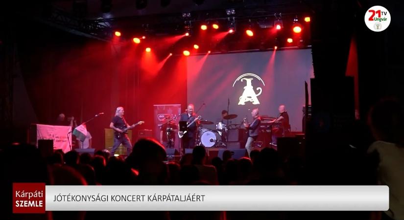Jótékonysági koncert Kárpátaljáért (videó)