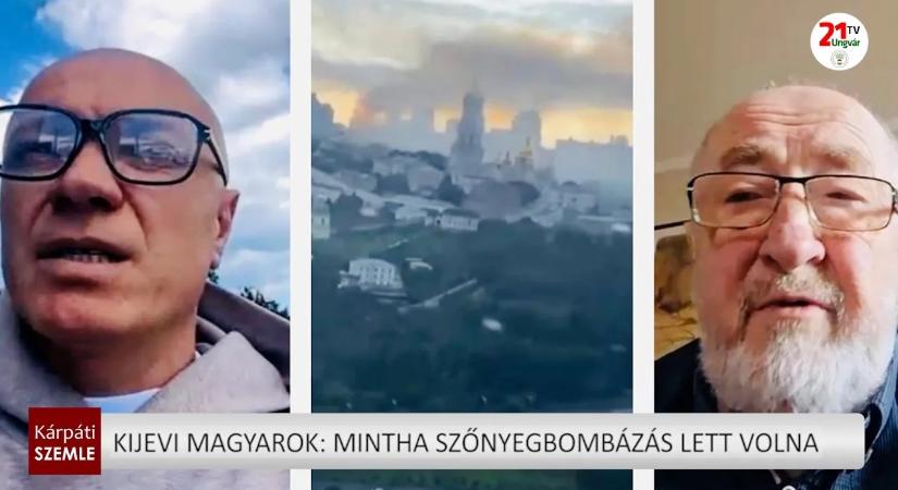 Kijevi magyarok: mintha szőnyegbombázás lett volna (videó)