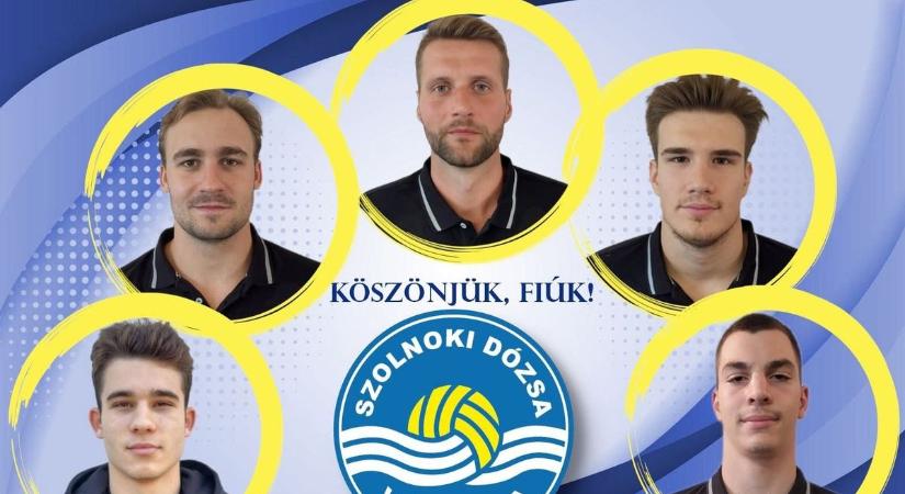 Öt játékos, köztük három saját nevelésű pólós távozik a Szolnoki Dózsától