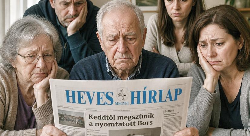 Megszűnik a nyomtatott Bors, a Heves Megyei Hírlap is búcsúzik a papíralapú megjelenéstől