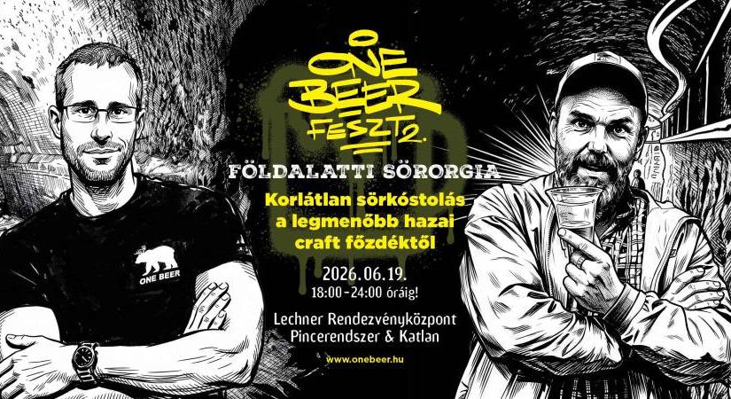 Székelykáposzta-sör és titkos katakombák: Budapest alatt rendezik meg az év legkülönlegesebb sörfesztiválját!