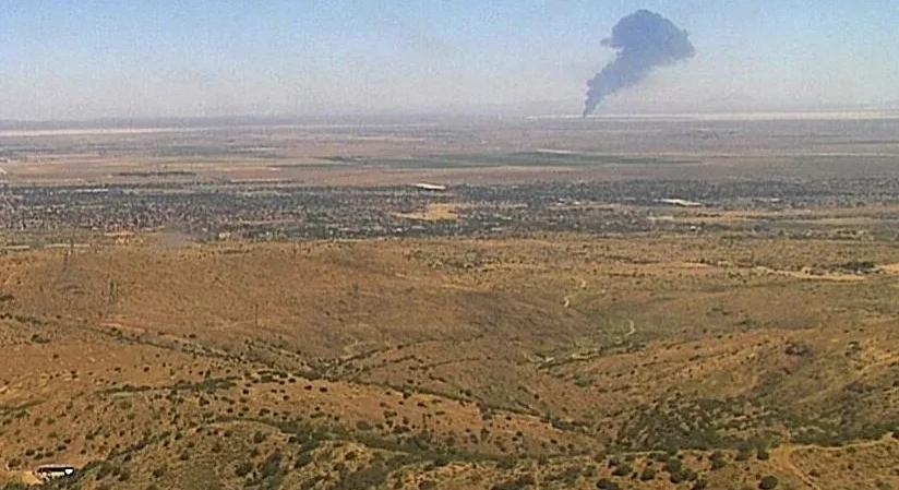 Nem sokkal felszállása után a földbe csapódott egy amerikai nehézbombázó Kaliforniában