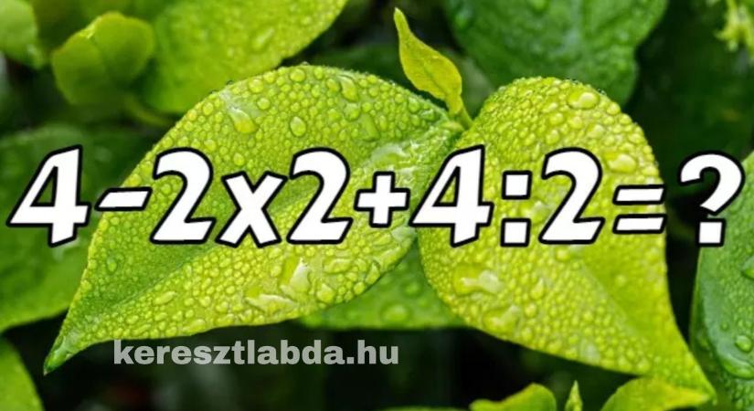 Napi matek feladat: 4224:2? Az iskolai szabály, amit felnőttként már elfelejtettünk
