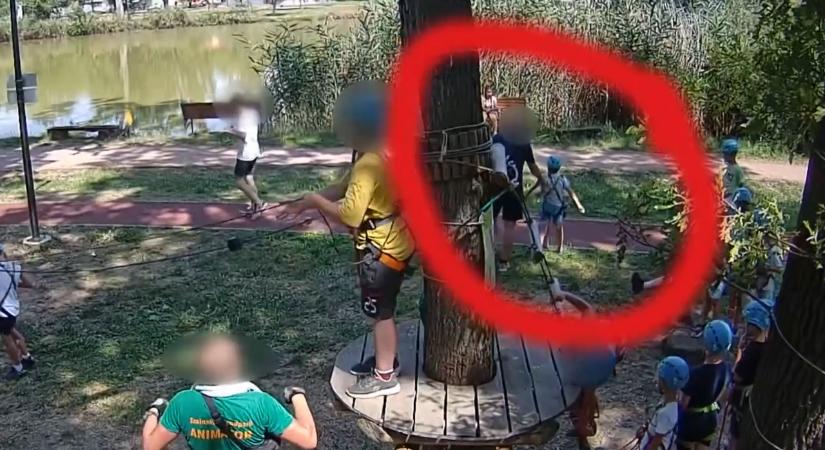 Elítélték a szolnoki kalandparkban gyereket bántalmazó edzőt