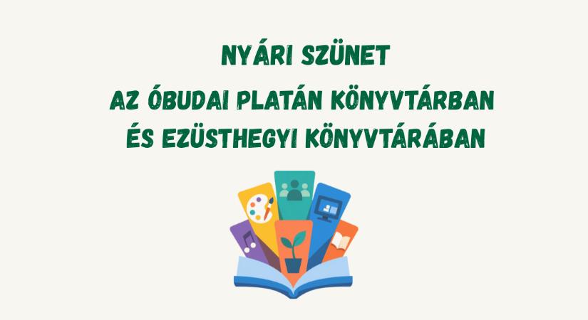 Így alakul a nyári szünet könyvtárainkban