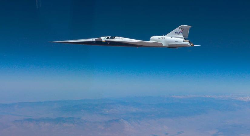 1488 km/h-val hasított a Concorde utódja, a NASA X-59