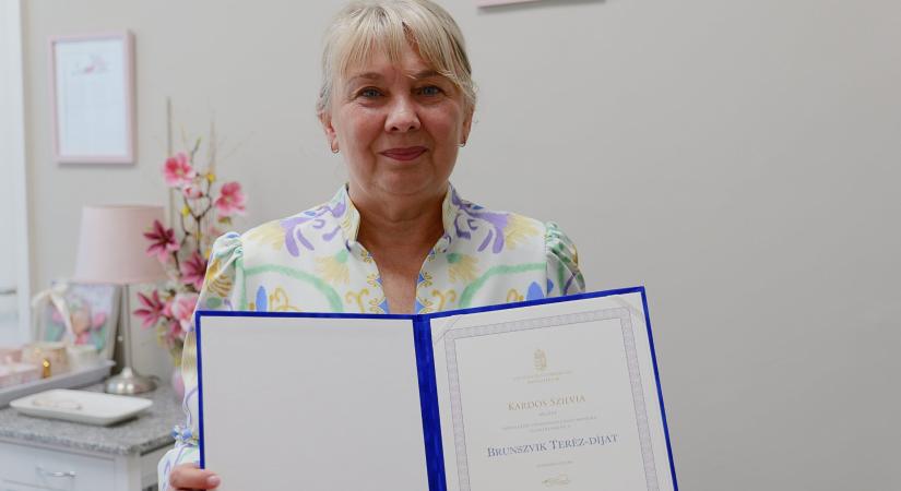 Brunszvik Terézia-díjat kapott Kardos Szilvia