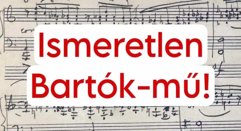 Világraszóló zenei szenzáció: Titkos szerelmes levélként azonosítottak egy eddig ismeretlen Bartók-kéziratot