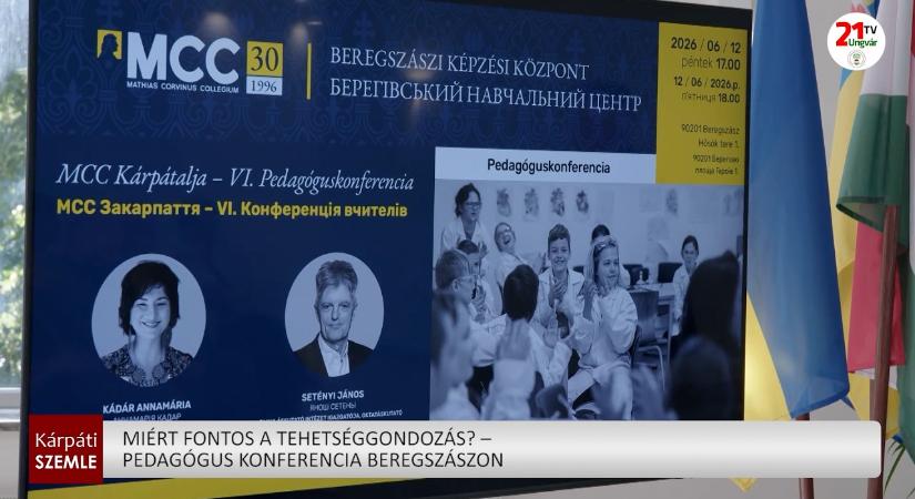 Miért fontos a tehetséggondozás? – pedagógus konferencia Beregszászon (videó)