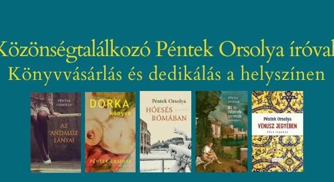 Író-olvasó találkozó Péntek Orsolyával az Ezüsthegyi Könyvtárban