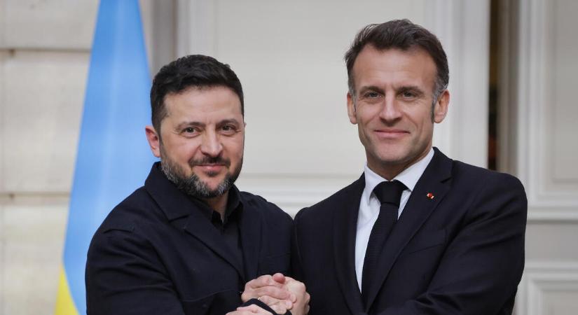 Macron Trumppal és Zelenszkijjel is tárgyalt a G7-csúcstalálkozón