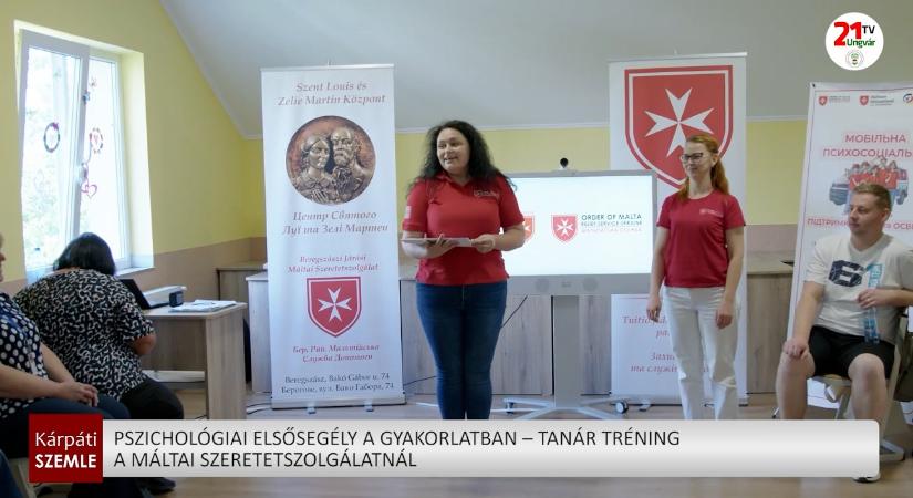 Pszichológiai elsősegély a gyakorlatban – tanár tréning a Máltai Szeretetszolgálatnál (videó)
