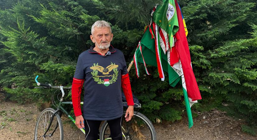 Küldetésben a hagyományőrző: Beregszász érintésével halad Tiszabezdéd felé Takár Károly „Katyó”