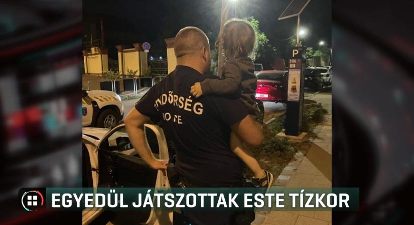 Egy anya felügyelet nélkül hagyta négy gyermekét a játszótéren