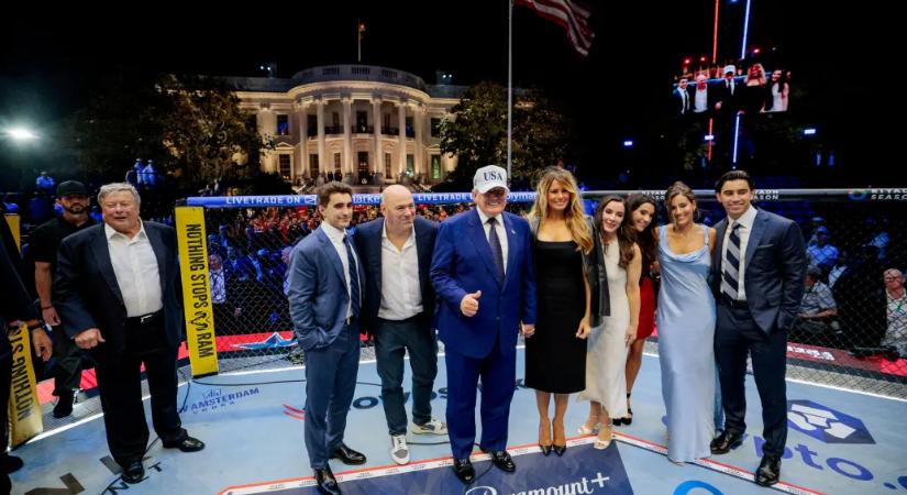 Drónokkal és mesterlövészekkel támadták volna Trump UFC-gáláját a Fehér Háznál az FBI szerint