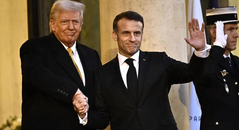 Történelmi találkozóra készül Donald Trump és Emmanuel Macron Versailles-ban