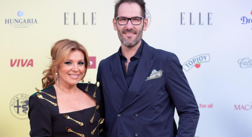 Liptai Claudia a férjével jelent meg az ELLE Gourmet Awardson