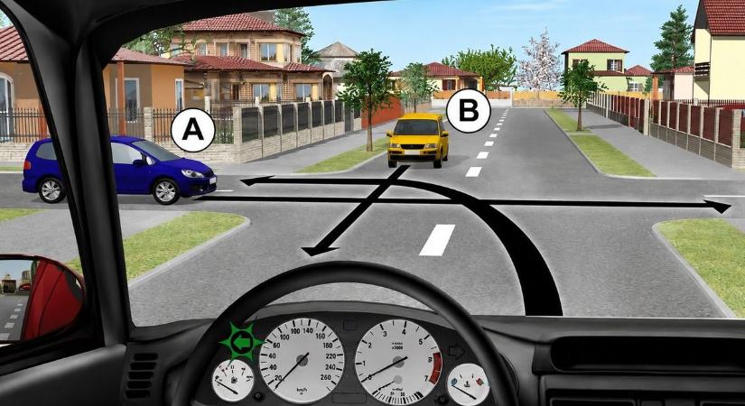 Kvíz: ez a KRESZ-feladvány nem olyan egyszerű, mint amilyennek látszik – te tudod a választ?