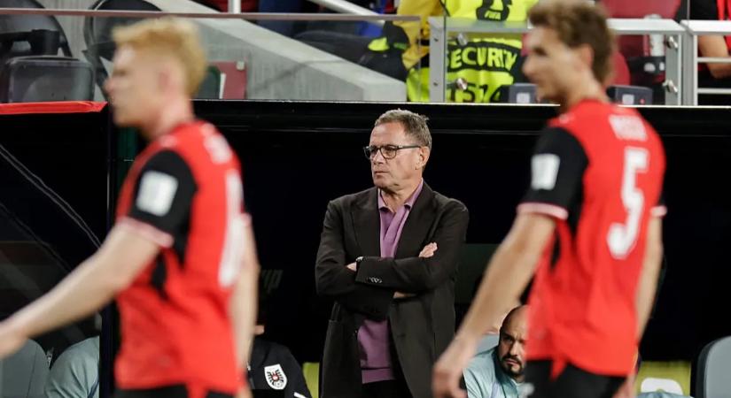 Rangnick szerint Ausztriának nagyon jókor jött az ivószünet a második félidőben