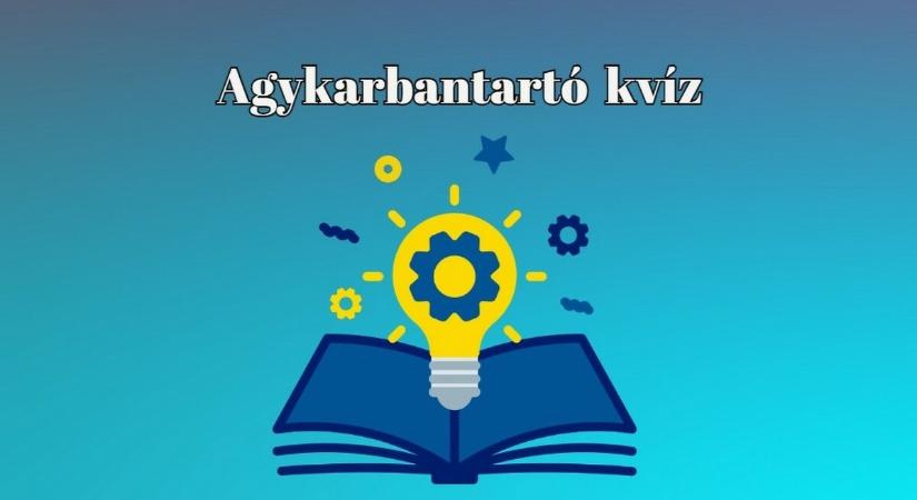 Agykarbantartó: Feltettünk 10 kérdést, de a helyes választ már neked kell megtalálnod!
