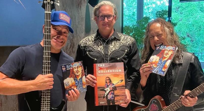 Debreceni rockképregény került a Metallica tagjaihoz – titkos akcióval jutott el hozzájuk az ajándék