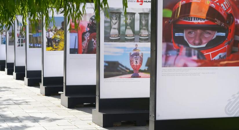 Negyvenéves lett a Hungaroring, különleges fotókiállítás nyílt Budapesten