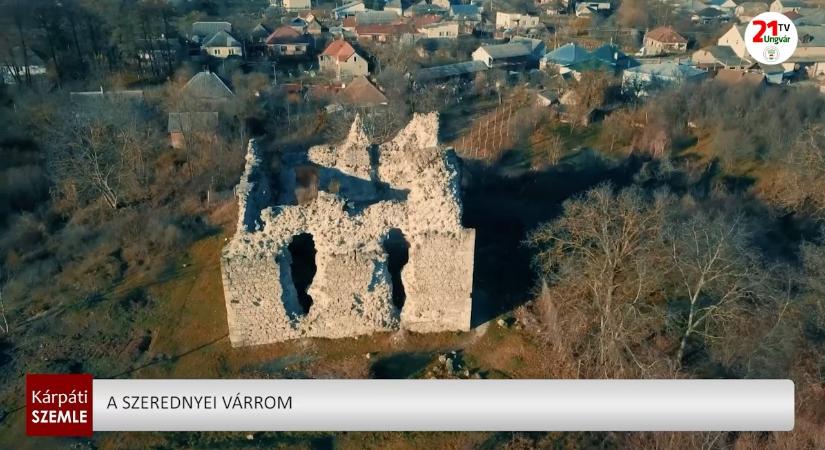 A szerednyei várrom (videó)