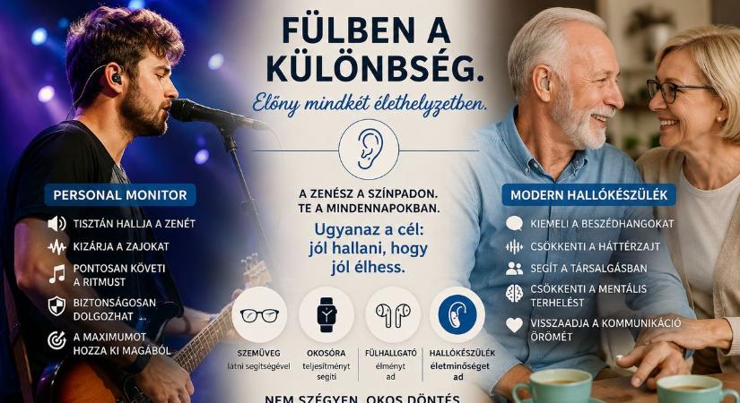 Amit a zenészek már régóta tudnak: a fülben viselt technológia nem szégyen, hanem előny