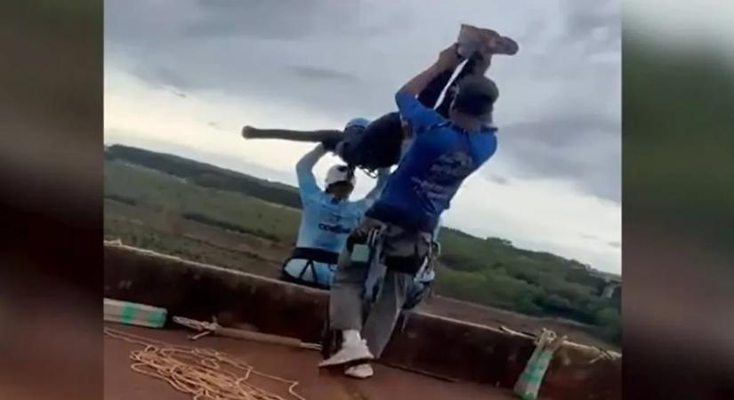 Beteges videó került elő a bungee jumping-tragédia után