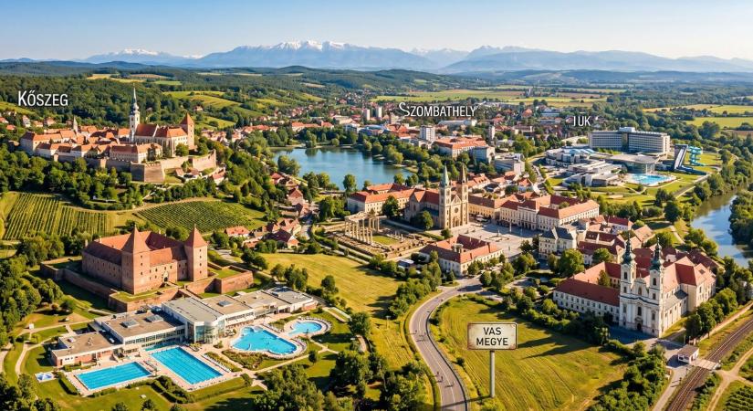 Itt a lista: A mesterséges intelligencia szerint itt a legjobb élni Vas megyében