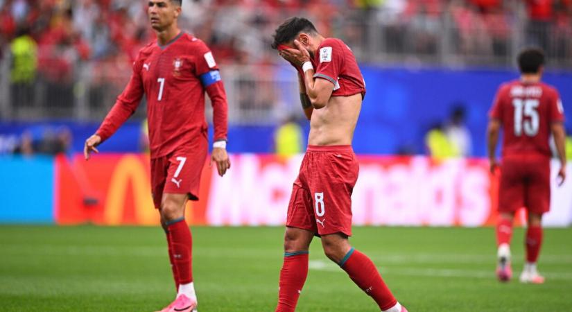 Ronaldóék is beleszaladtak a pofonba a futball-vb-n
