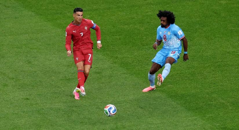 Huszonöt labdaérintés – Cristiano Ronaldo negatív csúcsot döntött a Kongói DK ellen