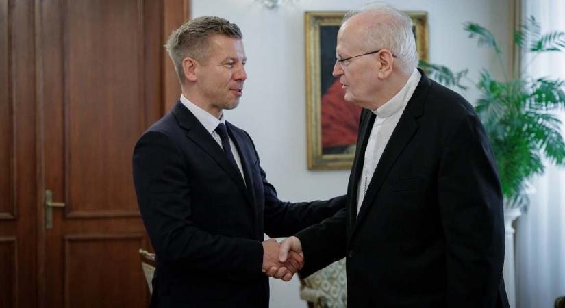Erdő Péter fogadta Magyar Pétert