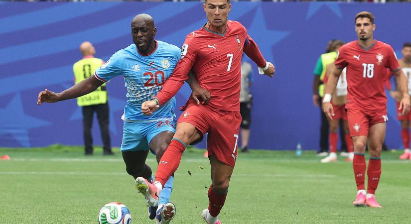 Foci-vb: a kongóiakkal remiztek Cristiano Ronaldóék
