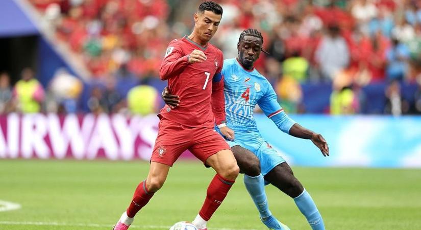 Portugál meglepetés a futball-vb-n Kongó ellen