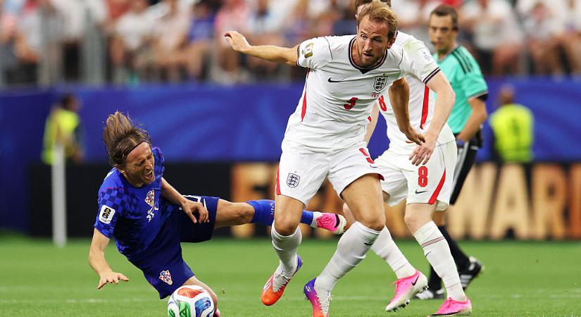 Anglia erőt mutatott, Harry Kane duplázott, csapata simán verte Horvátországot a vb első nagy rangadóján