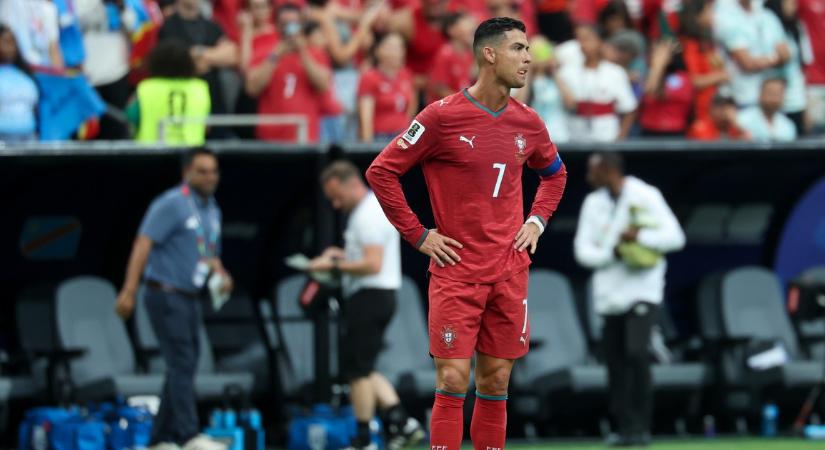 Cristiano Ronaldo szerepelt a vb-k történetének negyedik legtöbb mérkőzésén, de már 2022 óta gólképtelen
