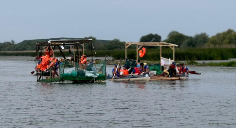 Több mint 10 tonna hulladékot gyűjtöttek a VII. Tisza-tavi PET Kupán