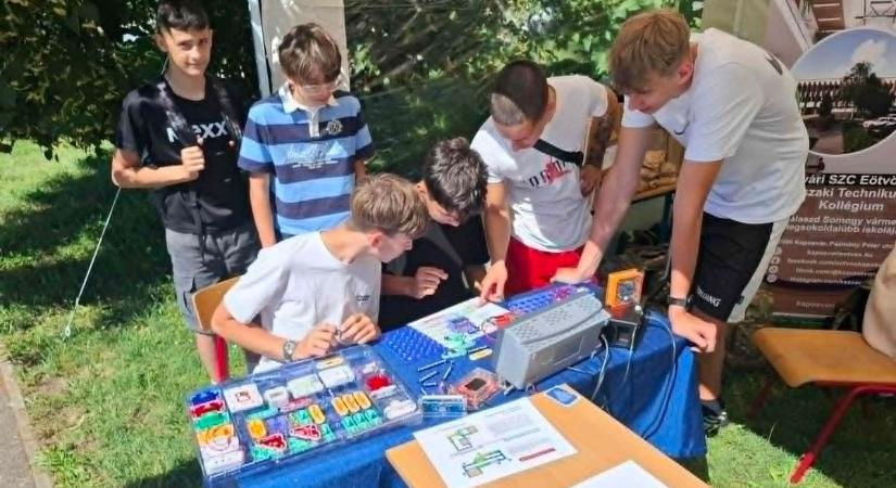 Interaktív jövőkép a Városligetben: bemutatkozott az Eötvös technikum a Karrier Kalandon