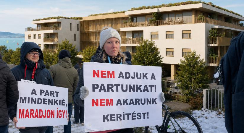 Luxus-lakópark építésének felfüggesztését kérik az új kormánytól a fonyódiak
